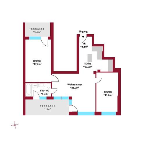 JETZT NOCH WÜNSCHE EINBRINGEN!  DG Neubau/Erstbezug I 2 Terrassen + Dachterrasse I Schlüsselfertig I Luftwärmepumpe inkl. Kühlung  (copy)