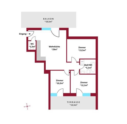 JETZT NOCH WÜNSCHE EINBRINGEN!  DG Neubau/Erstbezug I Balkon + Terrasse + Dachterrasse I Schlüsselfertig I Luftwärmepumpe inkl. Kühlung 
