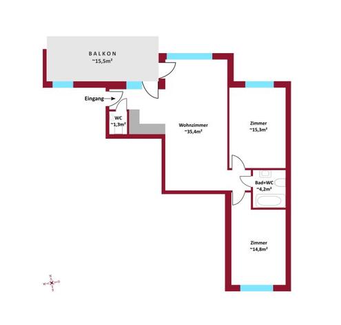 JETZT NOCH WÜNSCHE EINBRINGEN!  Neubau/Erstbezug I Balkon I Schlüsselfertig I Luftwärmepumpe inkl. Kühlung 