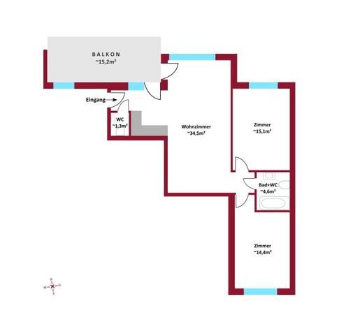 JETZT NOCH WÜNSCHE EINBRINGEN!  Neubau/Erstbezug I Balkon I Schlüsselfertig I Luftwärmepumpe inkl. Kühlung 