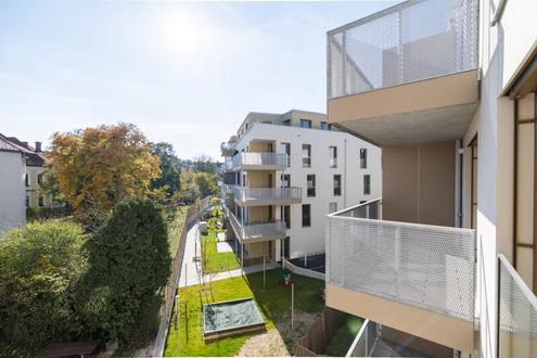 PROVISIONSFREI | Bezugsfertige 3-Zimmer-Wohnung mit Balkon, viel Privatsphre und Grnblick