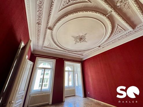 #SQ - NHE U2 RATHAUS! 5-ZIMMER-ALTBAUWOHNUNG MIT BALKON