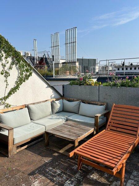 bewohnte Dachterrasse