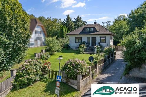 Charmantes Einfamilienhaus in herrlicher Grnrhelage, Fernblick ins Tullnerfeld inklusive