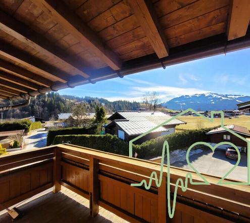 Traumwohnung in Reith bei Kitzbhel: 4 Zimmer mit Sdbalkon & Garage!