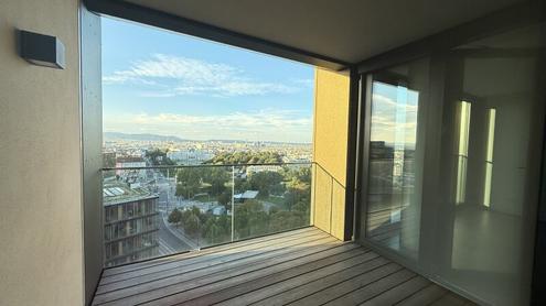 Belvedere Weitblick: unbefristete 2 Zimmer mit Freifläche und vielen Extras im Haus!