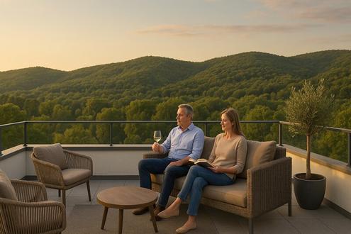 Ein Fernblick für die Seele! Villa mit 2 Dachterrassen über Kritzendorf!