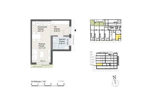 Nahe Vetmeduni! Straßenseitige Erdgeschoßgarconniere in Donaustadt zu vermieten!