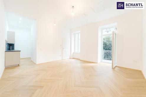 WOW! TOP LAGE in unmittelbarer Nähe zum Augarten + teilsaniertes Altbaujuwel mit großzügigem Balkon + absolut ruhige Innenhoflage