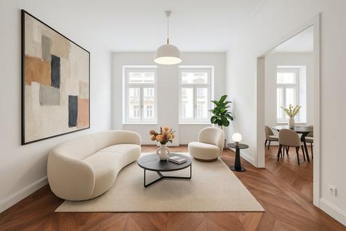Exklusives Wohnen zwischen Donaukanal und Liechtensteinpark! Mehrere generalsanierte 3-Zimmer-Einheiten verfgbar!