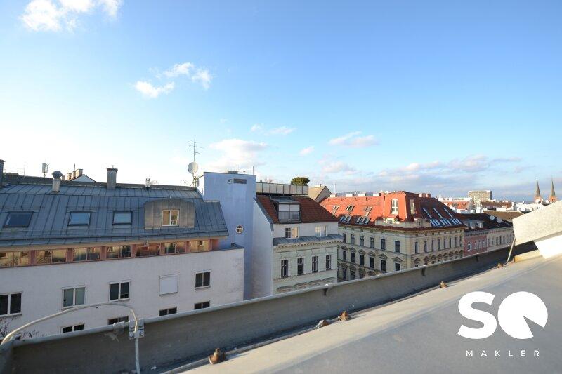 Ausblick Wohnzimmer und Schlafzimmer