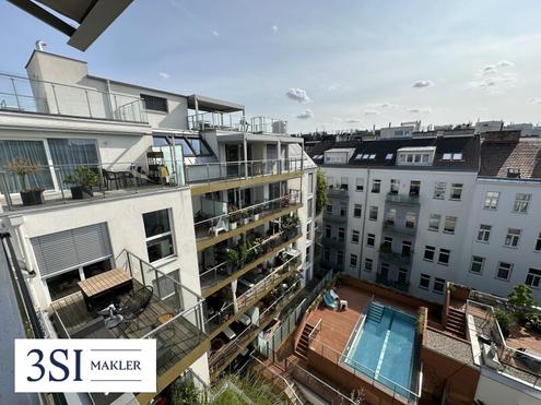 Dachterrassentraum - Einzigartiger Ausblick - Gemeinschaftspool - in Bestlage des 2. Bezirks