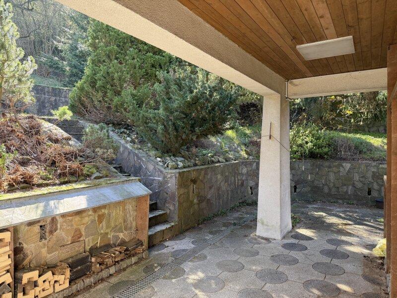 berdachte Terrasse
