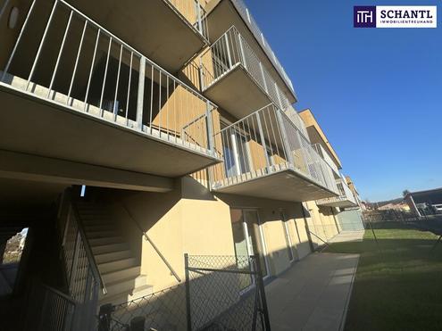 TRAUMHAFT! UMZIEHEN UND GENIESSEN! MODERNE Neubauwohnung mit Balkon im 1. Obergeschoss - Erstbezug mit exklusiver Ausstattung, Tischlerküche und Tiefgaragenplatz!