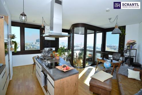 Wohnen im 9. Stock: 2-Zimmer City-Highlight mit Ganzjahres-Loggia, Premium-Ausstattung und einzigartigem Skyline-Blick!