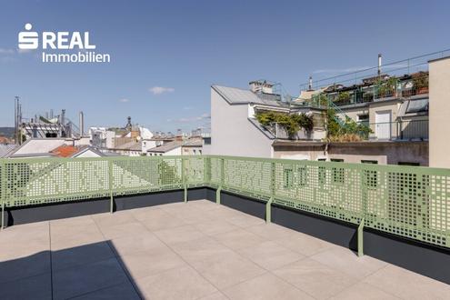 UNBEFRISTET! Erstklassiges Penthouse mit Palais-Blick und 50 m� Terrasse beim Liechtensteinpark - MIETZINSVORAUSZAHLUNG!