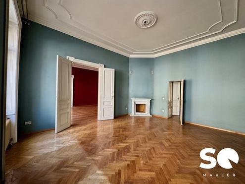 #SQ - ZEITLOS SCHÖN IN BESTLAGE: 6-ZIMMER-ALTBAUWOHNUNG MIT BALKON IN DER JOSEFSTADT
