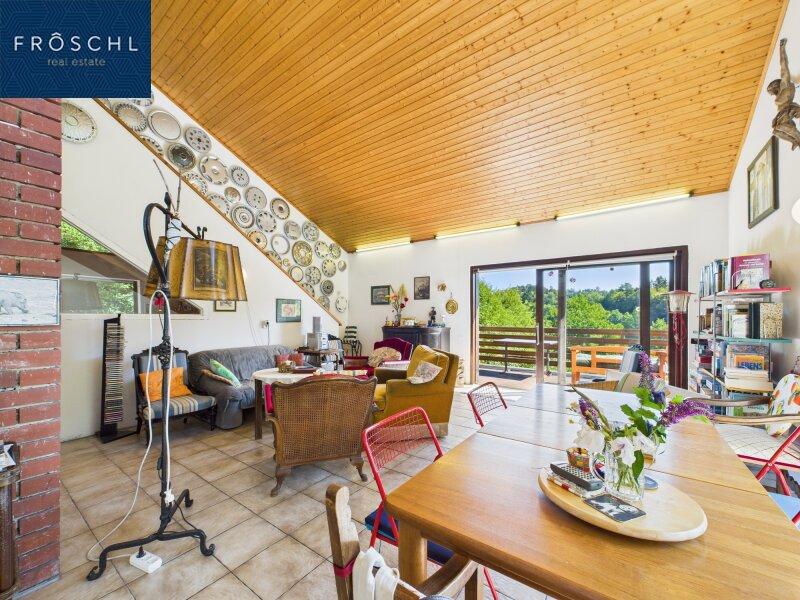 Wohnsalon mit davor liegender Terrasse - Haus C - Pic 1