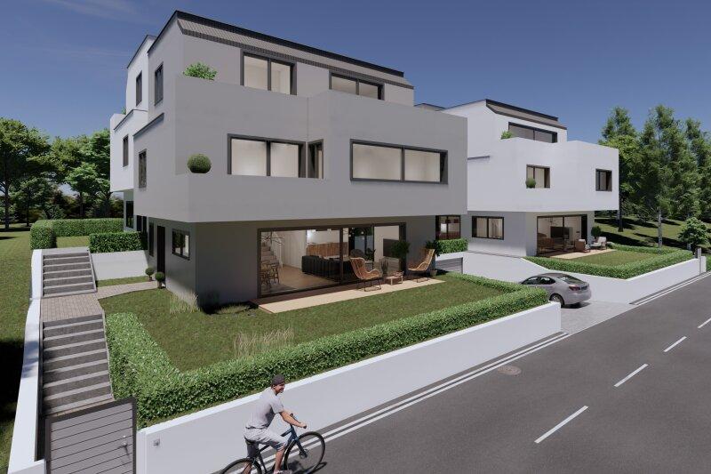 Visualisierung Straenansicht Haus 1