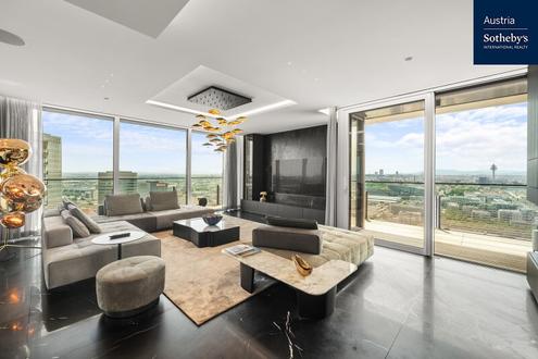 Luxurises Penthouse im TrIIIple: Ein Meisterwerk der Innenarchitektur und Technik