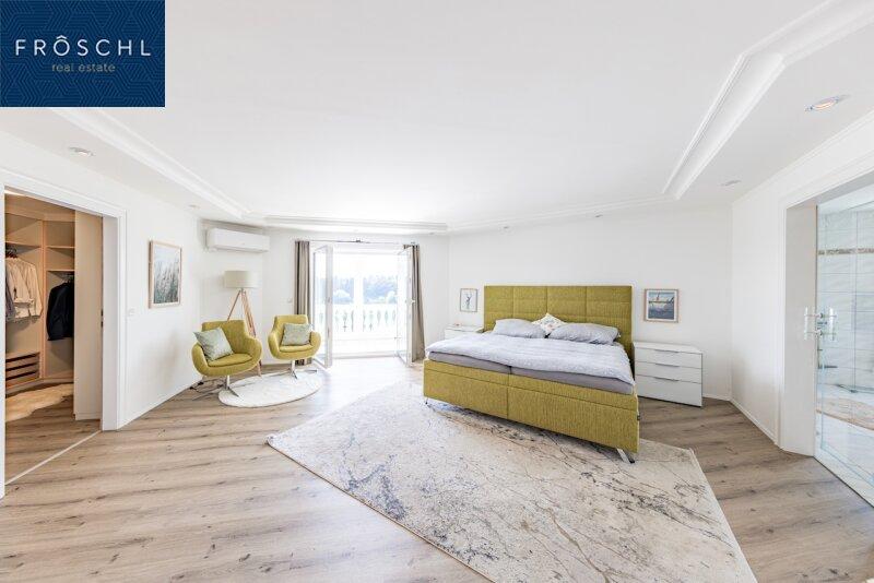 Master-Bedroom m. Schrankraum u. Seeblick
