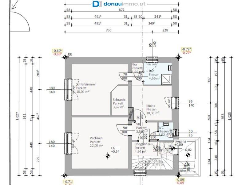 Wohnhaus in 3900 Schwarzenau, Plan EG