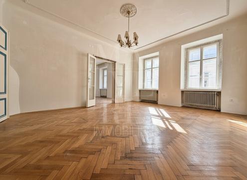 Helle Altbauwohnung (Biedermeierhaus) - ruhige Sackgasse hinter Rathaus
