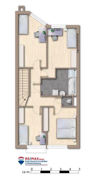 Grundriss Obergeschoss mbliert