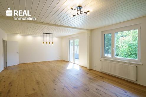 Perfekt renovierte 111m Eigentumswohnung mit Gartenterrasse und Gartennutzung sowie eigener Garage!