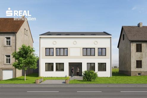 Baugrundstck mit Altbestand und bewilligtem Bauprojekt in zentraler Lage von Gols