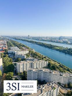 Exklusive möblierte Wohnung in den DANUBEFLATS mit phantastischem Ausblick