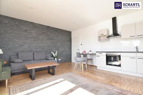 ERSTBEZUG - Moderne zwei Zimmerwohnung mit kompletter Ausstattung und Traumaussicht in die Weinberge zu mieten! 3D-Rundgang vorhanden!