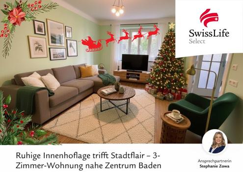 Das Christkind bringt 3 % Immobilienrabatt für Ihre Innenhofidylle mitten in Baden!