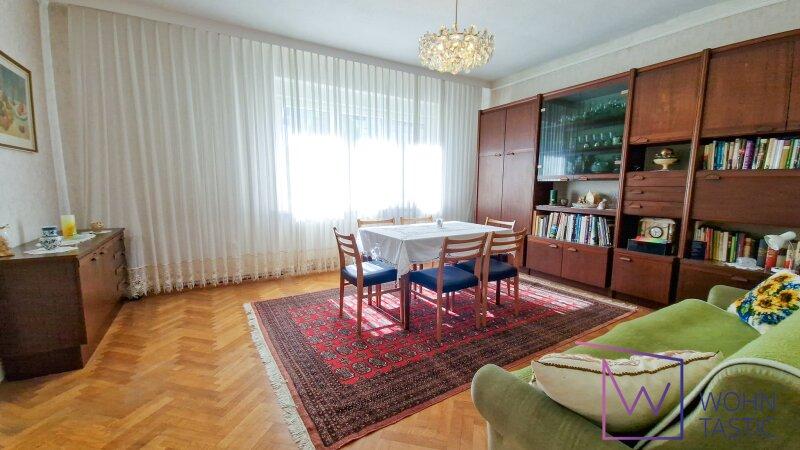 Sdlich orientiertes Wohnzimmer.