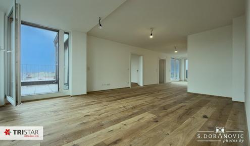 NEU! Photovoltaikanlage  Bezugsfertig  19 Eigentumswohnungen  Schlüsselfertig  Urban + Natur  1220 Wien  Balkon / Terrasse / Loggia / Garten  2-4 Zimmer 