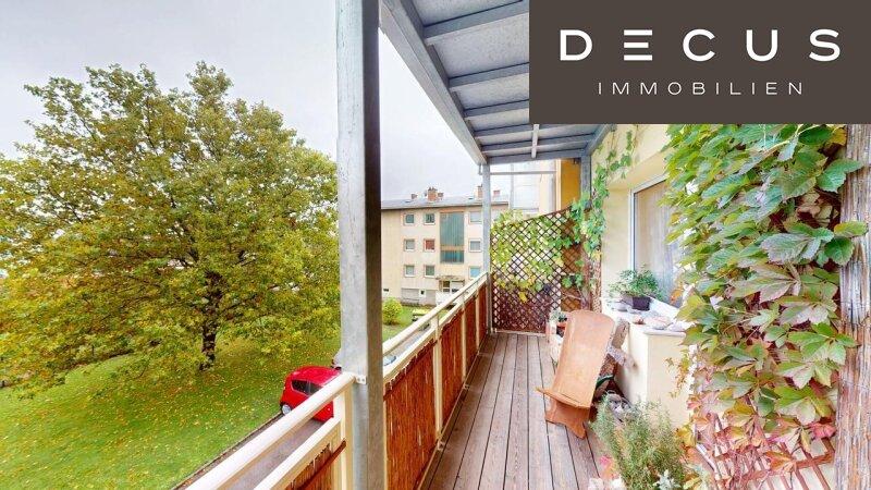 gartenseitiger Balkon