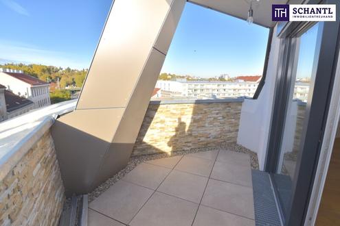 Das Kreative! Extravagante Drei-Zimmer-Wohnung im Dachgeschoss + coole Loggia! NEUWERTIG!