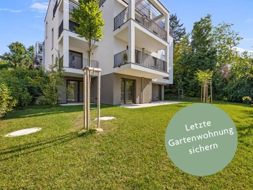 RESERVIERUNG flo 225 - letzte freie Gartenwohnung: 3 Zimmerwohnung mit 3 Terrassen und 179m2 Eigengarten