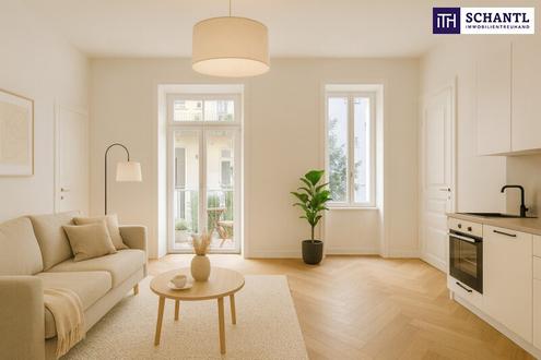 ++ TOP LAGE in unmittelbarer Nähe zum Augarten ++ hochwertig saniertes Altbaujuwel mit großzügigem Balkon + absolut ruhige Innenhoflage