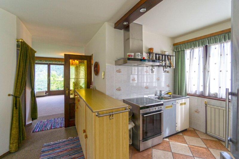 Kche Richtung Wohnzimmer