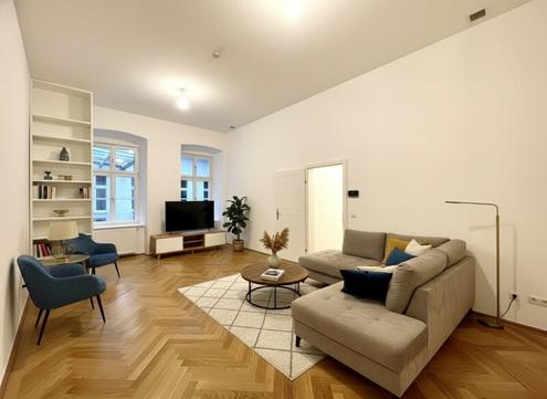 Stilvoll sanierte Altbauwohnung in bester Innenstadtlage - Ruheoase am Getreidemarkt