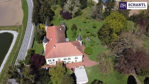 Ein Mrchenschloss Nhe Wildon-komplett saniert mit prachtvoller ca. 40.000m Parkanlage - Biomasseheizung!