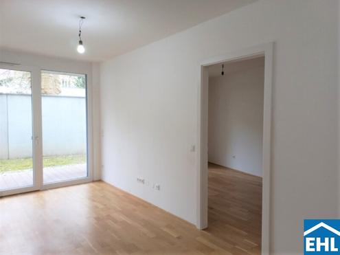 Wunderschne 2-Zimmer-Wohnung mit Garten: Natur und Moderne vereint