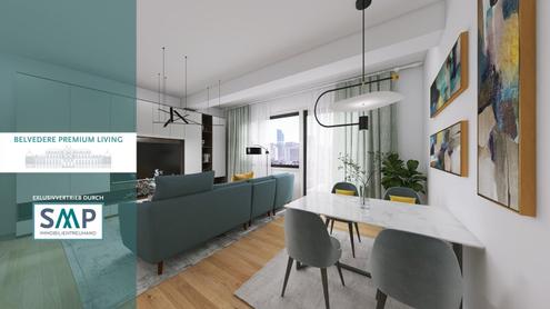 Belvedere Premium Living: 3-Zi. Whg. & Balkon