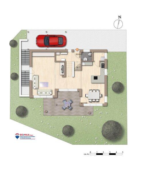 Grundriss Erdgeschoss mbliert