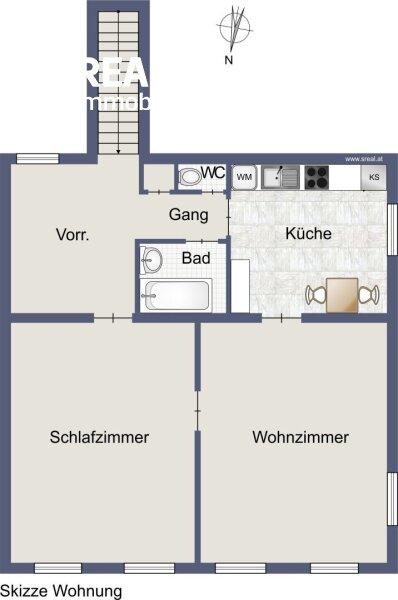 Planskizze Wohnung