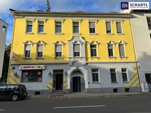 WORAUF WARTEN! Stark sanierungsbedürftiges Zinshaus in Graz-Eggenberg - Potenzial für Dachbodenausbau & hervorragende Infrastruktur!