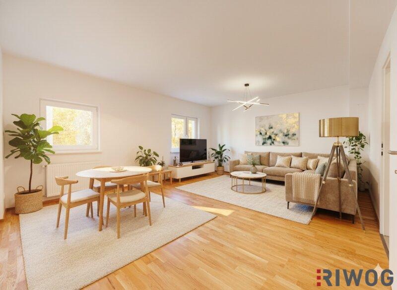 Wohn/-Esszimmer KI-Generiert