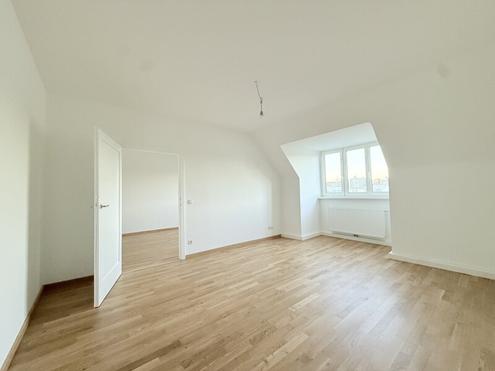 Erstbezug- hbsche Zweizimmerwohnung im Dachgeschoss