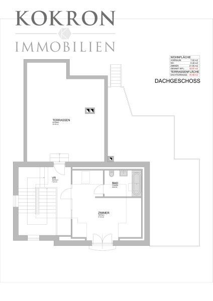 Planskizze Dachgeschoss